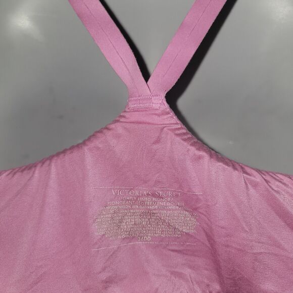 VICTORIA'S SECRET LIGHTLY LINED PLUNGE 36DD PINK BRA - Picture 3 of 5